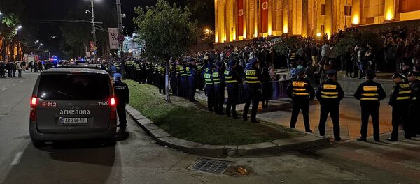 Ситуация на проспекте Руставели - Sputnik Грузия