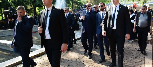 გიორგი მარგველაშვილი დაცვის თანხლებით - Sputnik საქართველო