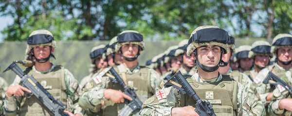საბრძოლო მომზადების ცენტრის გახსნა ვაზიანში - Sputnik საქართველო