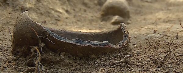 Археологи работают на раскопках на руинах древней церкви в селе Фуртио Шуахевского района Аджарии - Sputnik Грузия