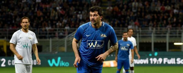 კახა კალაძე ანდრეა პირლოს გამოსამშვიდობებელ მატჩში კახა კალაძე ანდრეა პირლოს გამოსამშვიდობებელ მატჩში - Sputnik საქართველო