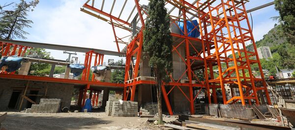 Ремонт канатной дороги в Чиатура Ремонт канатной дороги в Чиатура - Sputnik Грузия