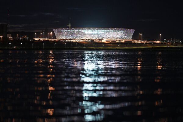 Ночной вид на стадион Волгоград Арена - Sputnik Грузия