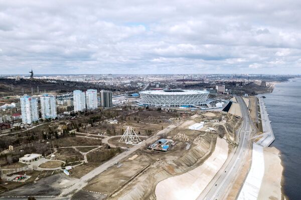Стадион Волгоград Арена в Волгограде, где пройдут матчи чемпионата мира по футболу 2018 - Sputnik Грузия