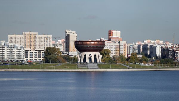 Вид на центр семьи Казан на набережной реки Казанки - Sputnik Грузия