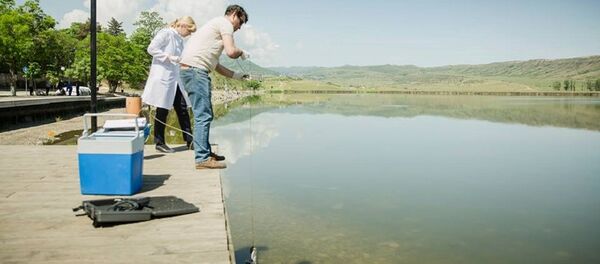 Проверка качества воды на озере Лиси - Sputnik Грузия