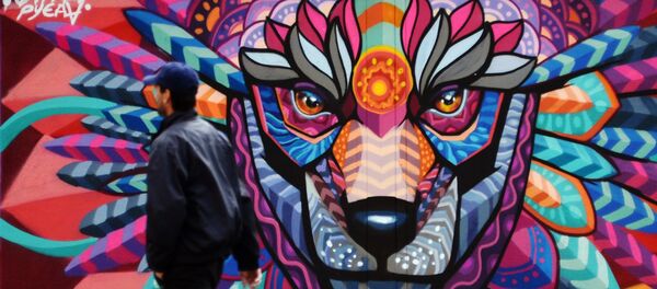 Настенная живопись Фарида Руэда Настенная живопись Фарида Руэда - Sputnik Грузия