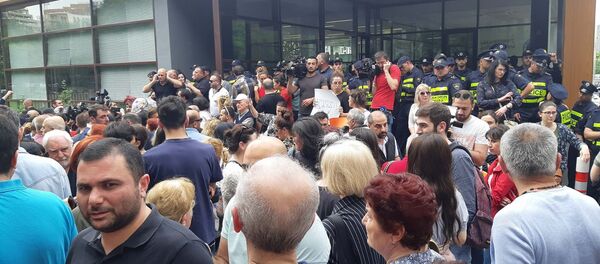 ზაზა სარალიძის საპროტესტო აქცია პროკურატურასთან - Sputnik საქართველო