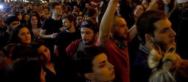 акции протеста против решения суда по делу зверского убийства 16-летних подростков акции протеста против решения суда по делу зверского убийства 16-летних подростков - Sputnik საქართველო