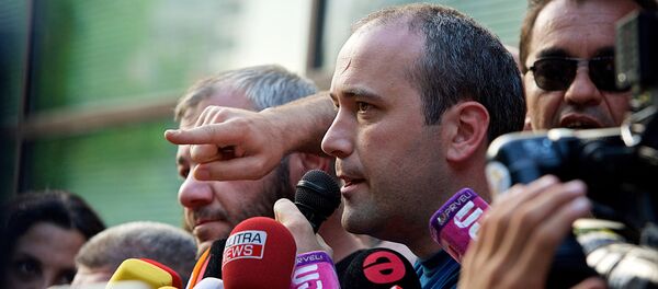 Акция протеста в столице Грузии у здания прокуратуры - Sputnik Грузия