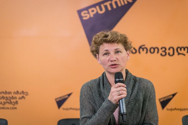 Ирина Андреева на проекте SputnikPro Ирина Андреева на проекте SputnikPro - Sputnik Грузия