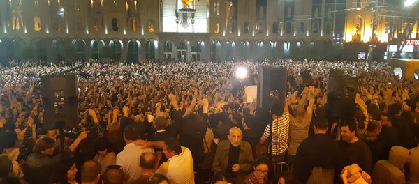 აქცია პარლამენტთან - Sputnik საქართველო