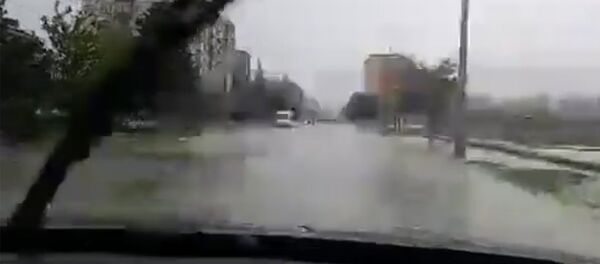 პირდაპირი ეთერი: წყალდიდობა რუსთავში ძლიერი წვიმის შემდეგ - Sputnik საქართველო