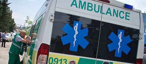 Бригада Скорой медицинской помощи 112 на выезде - Sputnik Грузия