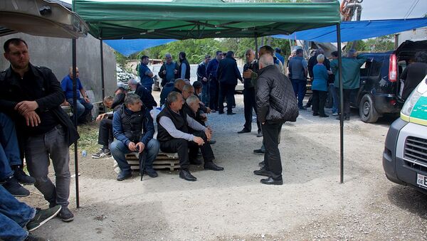 Забастовка сотрудников тбилисского метрополитена - Sputnik Грузия