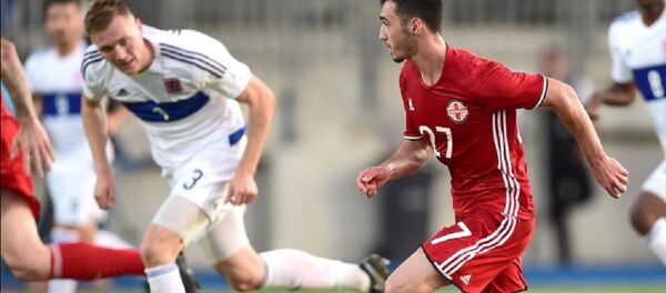 Матч между сборными Грузии и Люксембурга по футболу - Sputnik Грузия