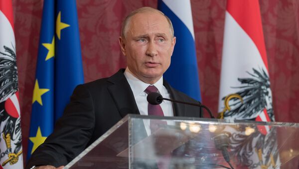 Рабочий визит президента РФ В. Путина в Австрию - Sputnik Грузия