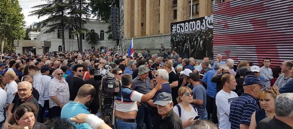 საპროტესტო აქცია „ნუ მომკლავ“ რუსთაველის გამზირზე - Sputnik საქართველო