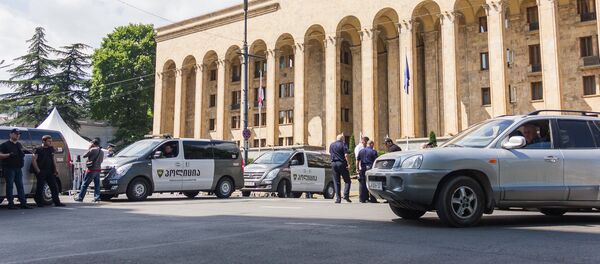 აქცია რუსთაველზე აქცია რუსთაველზე - Sputnik საქართველო