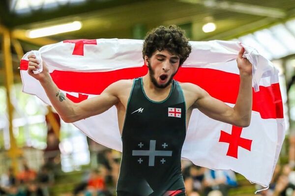 Грузинский борец Теймураз Ванишвили Грузинский борец Теймураз Ванишвили - Sputnik Грузия