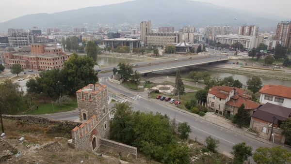 Вид на город Скопье. Македония - Sputnik Грузия