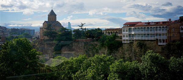 Вид на Тбилиси. Метехская церковь - Sputnik Грузия