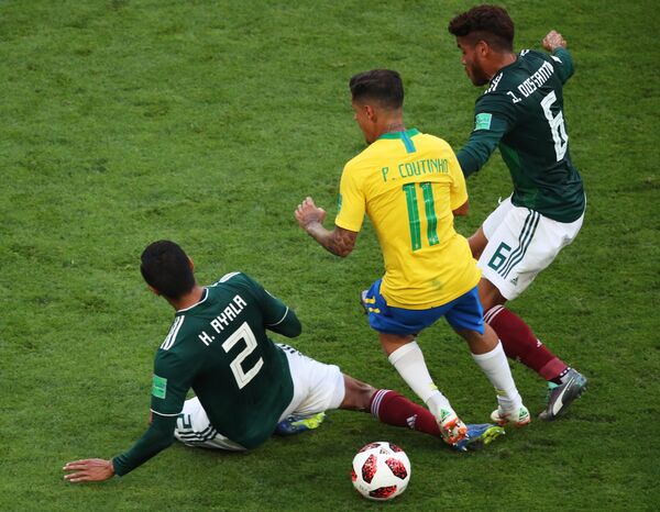 Футбол. ЧМ-2018. Матч Бразилия - Мексика - Sputnik Грузия