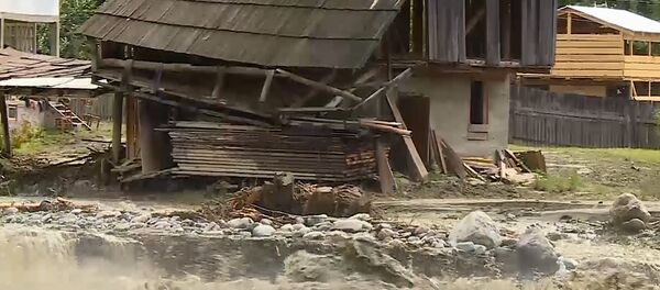 წყალდიდობა ჭუბერში წყალდიდობა ჭუბერში - Sputnik საქართველო