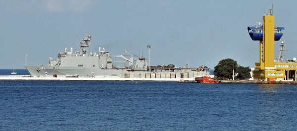 Корабли, участвующие в совместных американо-украинских учениях Sea Breeze, в порту Одессы - Sputnik Грузия
