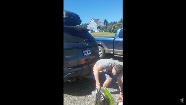 Неудачная попытка мужчины открыть багажник на сенсоре взорвала соцсети – видео - Sputnik Грузия
