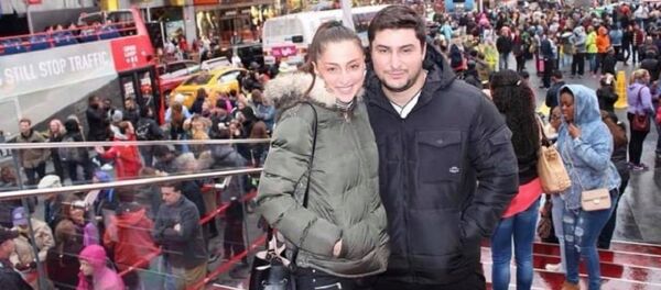 Ния Канделаки с супругом - Sputnik Грузия