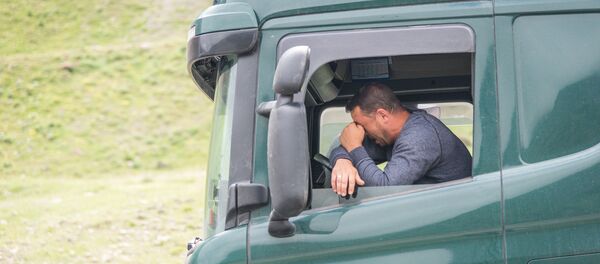 სატვირთო ავტომობილის მძღოლი სატვირთო ავტომობილის მძღოლი - Sputnik საქართველო