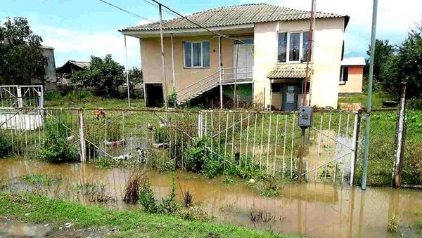 Затопленный в результате ливня дом в Кахети - Sputnik Грузия