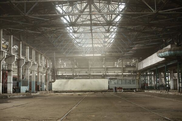 Павильон старого тбилисского электровагоноремонтного завода - Sputnik Грузия