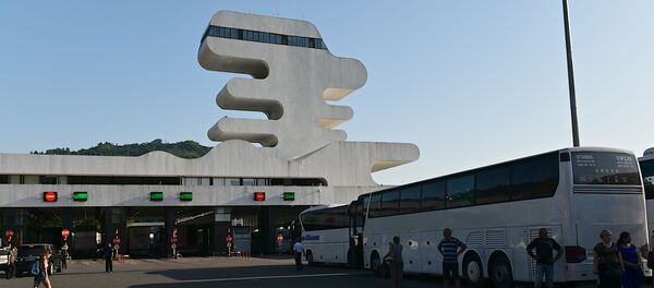 Сарпи граница Грузии и Турции КПП - Sputnik Грузия