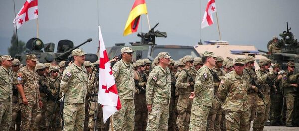 Военные учения Достойный партнер 2018 - Sputnik Грузия