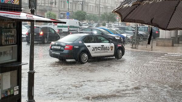 Дождь в столице Грузии - Sputnik Грузия