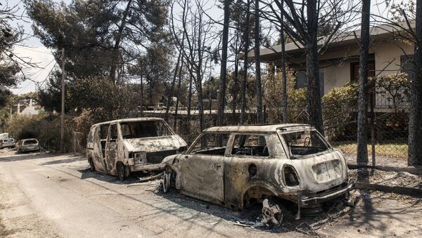 Последствия пожаров в Греции - Sputnik Грузия