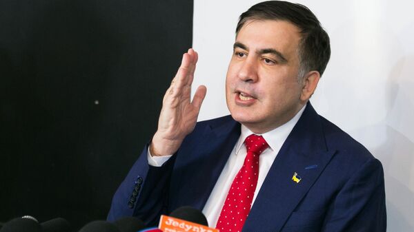 Бывший губернатор Одесской области Украины Михаил Саакашвили. Архивное фото - Sputnik Грузия