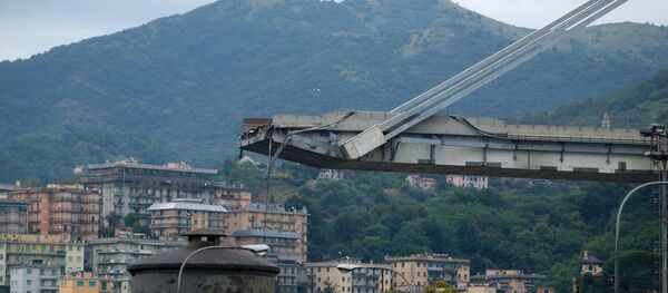 ჩამონგრეული ხიდი გენუაში ჩამონგრეული ხიდი გენუაში - Sputnik საქართველო