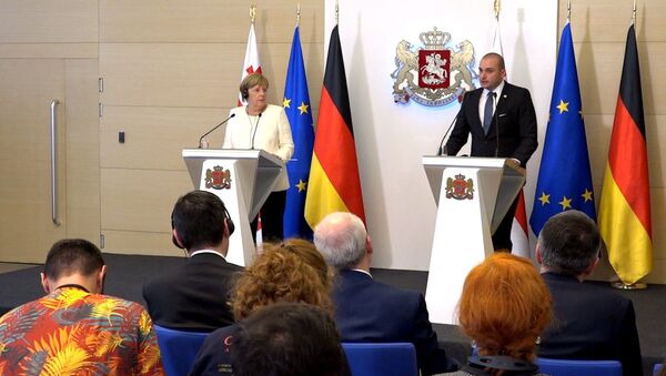 Ангела Меркель в Тбилиси: встреча с премьером Грузии и пресс-конференция - Sputnik Грузия