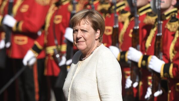 Канцлер Германии Ангела Меркель во время визита в Грузию - Sputnik Грузия