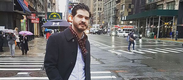 Певец Важа Мания в Нью-Йорке Певец Важа Мания в Нью-Йорке - Sputnik Грузия