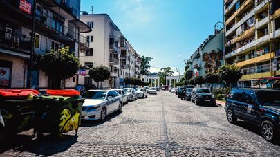 Жилые корпуса в курортном городе Батуми