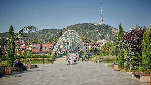 Парк Рике и мост Мира в Тбилиси - Sputnik Грузия