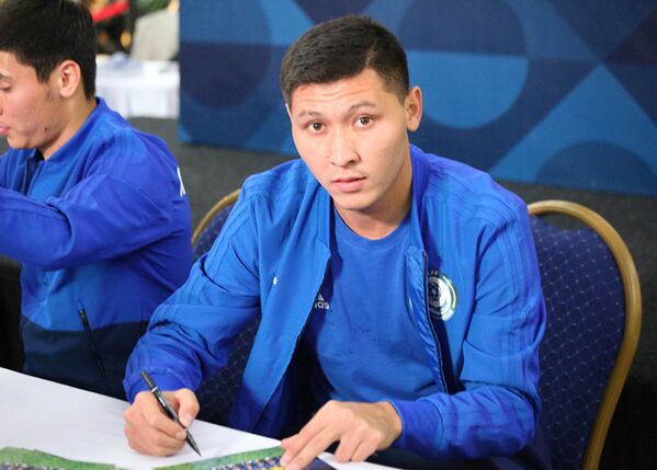 Национальная сборная Казахстана по футболу уже провела открытую тренировку перед началом нового турнира - Лиги Наций УЕФА - Sputnik Грузия