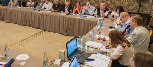 Международный южнокавказский медиафорум Роль СМИ в укреплении доверия в регионе - Sputnik Грузия