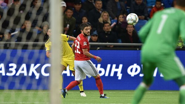 Матч между сборными Грузии и Казахстана в рамках Лиги наций УЕФА - Sputnik Грузия