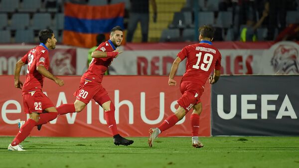 Футбольный матч группы D Лиги Наций УЕФА между сборными Армении и Лихтенштейна (6 сентября 2018). Еревaн - Sputnik Грузия