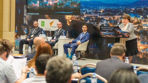 Конференция Argus Каспийско-Черноморский транспортный коридор - Sputnik Грузия